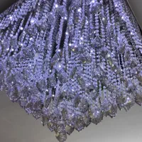 لوستر سقفی شیک رنگ شامپاینی