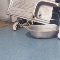 سینک ظرفشویی و شیر هود