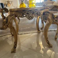 مبلمان سلطنتی چوب اصل و منبت کاری شده درجه یک|مبلمان خانگی و میز عسلی|اندیشه, اندیشه فاز ۳|دیوار