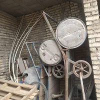 سه عدد گاری چهار چرخ
