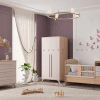 تخت و کمد دو منطوره شرکتی|تخت و صندلی بچه|نورآباد, |دیوار