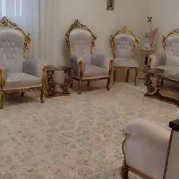 مبل استیل طلایی