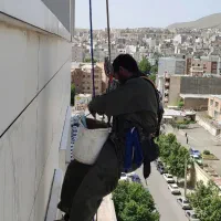 کار در ارتفاع،شستشو.پیچ سنگ. نانو.درزگیری