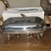 سوغله خوری چینی و استیل کاسه داخلش اصل فرانسه