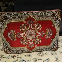 یک جفت پشتی دستباف کاشان