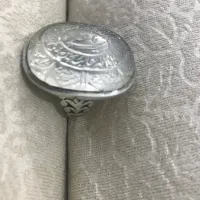 انگشتر قدیمی دور نجف رکاب دست ساز