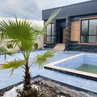 ویلا استخردار نما مدرن ساحلی دو خواب