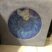 بشقاب دیوار کوب مینا کاری شده همراه کیف|تابلو، نقاشی، عکس|شیراز, زرهی|دیوار