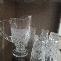 پارچ و لیوان بلور