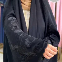 چادر مشکی جده عربی دانشجویی ملی گلدوزی و سنگدوزی|لباس|رفسنجان, |دیوار