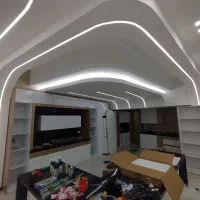 نصب لاین نوری نصاب هالوژن برقکاری.لوستر.کلید