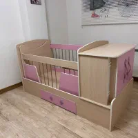 تخت نوزاد و نوجوان تمام ام دی آف ضد خش