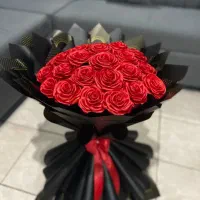 دسته گل روبانی