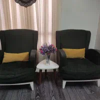 مبل هفت نفره ومیزعسلی وناهارخوری چهارنفره