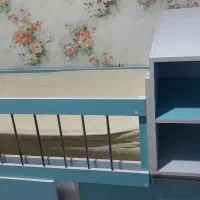 تخت دو منظوره  نوزاد و نوجوان همراه با تشک|تخت و سرویس خواب|سنندج, |دیوار