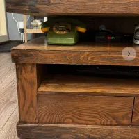 میز تلویزیون تمام چوب آبنوسیان