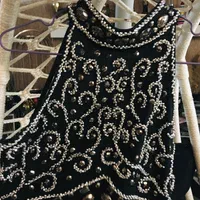 لباس مجلسی شیک کار شده بلند سایز۳۸تا۴۲