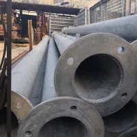 لوله گالوانیزه 8اینچ.اهن آلات افق.رشت