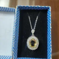 گردنبند شیک و خاص با سنگ الکساندریت