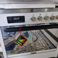 اجاق گاز طرح فر صحفه شیشه ای