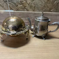 قوری وخاویارخوری سیلورقدیمی