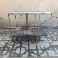 گاری چهار چرخ دو طبقه