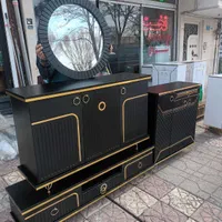 میز کنسول با آینه شرکتی با ضمانت( ۵۹۵۰)|بوفه، ویترین، کنسول|الوند, |دیوار