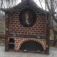 باربیکیو ذغالی سیمانی|اجاق گاز و لوازم برقی پختوپز|گلپایگان, |دیوار