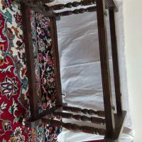 میز دو طبقه چوبی