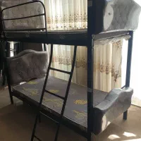 تخت دوطبقه و تک طبقه با تشک طبی