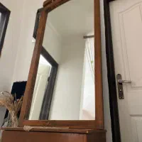 دراور و آینه و پا تختی چوبی|تخت و سرویس خواب|گرگان, |دیوار