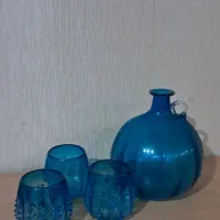 ست تنگ و لیوان شیشه ای