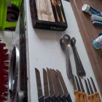 قاشق سوپ خوری چایخوری کاردویکدست قاشق چنگال