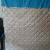 تشک دو نفره کرم رنگ|تخت و سرویس خواب|پرند, فاز ۳|دیوار