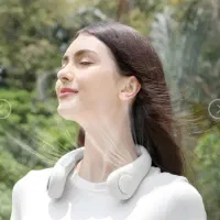 پنکه گردنی شارژی دارای LED|پنکه و تصفیه‌کنندهٔ هوا|تهران, بهارستان|دیوار