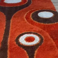 دو عدد فرش فانتزی ۴ متری جنس ترک