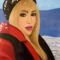 سفارش نقاشی چهره مداد رنگ - سیاه قلم - خودکار|تابلو، نقاشی، عکس|شیراز, معالی‌آباد|دیوار