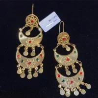 فروش گوشواره ماهک دو طبقه بدون اجرت