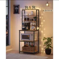 کافی بار فلز چوب