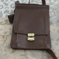 کیف چرم قهوه ای