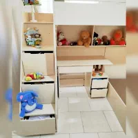 سرویس خواب کودک نوجوان ،دو طبقه،۲طبقه|تخت و سرویس خواب|پرند, فاز ۶|دیوار