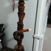 قلیان چوبی طرح مار کبری  دست ساز|کلکسیون و سرگرمی|نسیم‌شهر, |دیوار