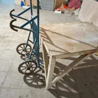 میز کار صنعتی خیلی محکم و چرخ دستی با حمل ۵۰۰ کیلو