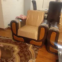 نیم ست در حد نو و تمیز|مبلمان خانگی و میز عسلی|تبریز, |دیوار