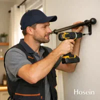 نصب پرده حرفه‌ای  سقفی و دیواری  فوری در محل