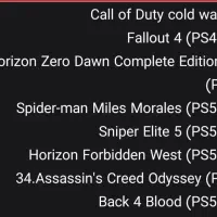 بازی های ps4 و ps5 در حد نو|کنسول، بازی ویدئویی و آنلاین|شیراز, شاهجیان|دیوار