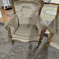 مبل سلطنتی با میز و عسلی عالی|مبلمان خانگی و میز عسلی|آبپخش, |دیوار