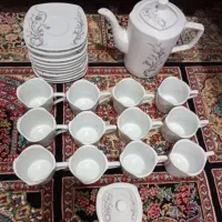 فنجان نعلبکی قوری قندان|ظروف سرو و پذیرایی|گنبد کاووس, |دیوار