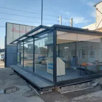 ساخت کانکس شیشه ای دفتری و ویلایی