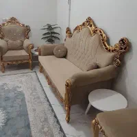 سرویس مبل ۸نفره همراه ۴ میزبان(۱۲نفره)همراه عسلی|مبلمان خانگی و میز عسلی|شهریار, شهریار|دیوار